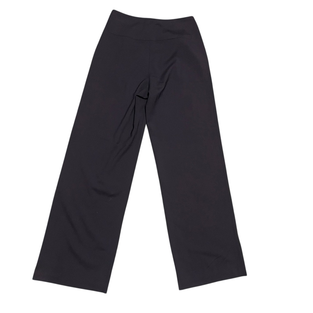 Zero + Maria Cornejo Black Wide Leg High Rise Pants Size Quiet Luxury Office 6/8